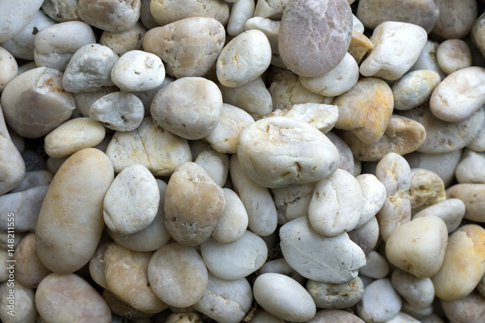 pattern: white stone for garden decorate.