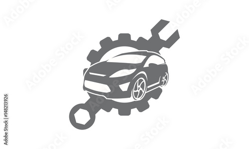 Car Gear Wrench Logo