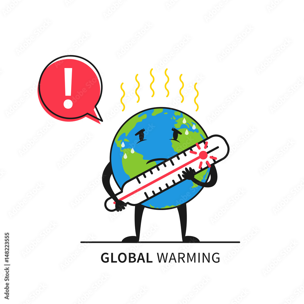 Premium Photo  Earth thermometer global warming concept