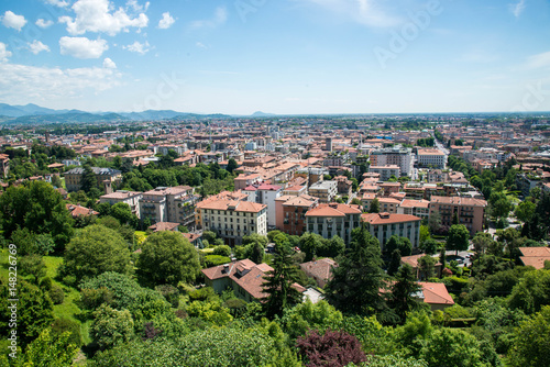 italy bergamo overview vantage point