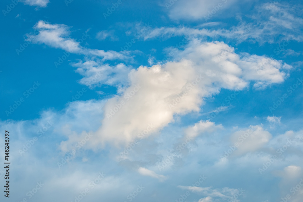 blue sky with cloud closeup blue sky with cloud closeup