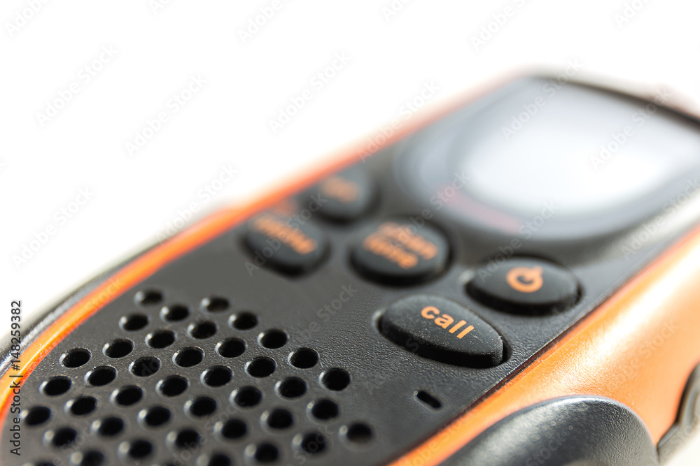walky talky on white background walky talky on white background
