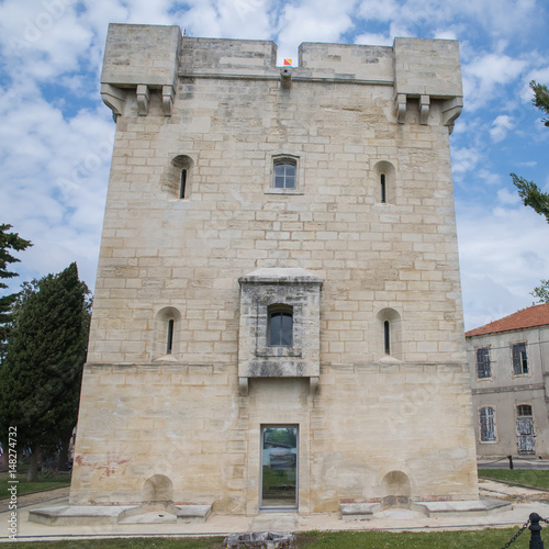 Port-Saint-Louis-du-Rhone  in Camargue  Saint Louis tower  France