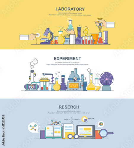 banner of laboratory