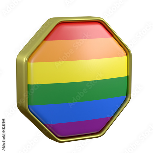 Gay flag icon