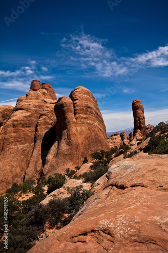 Sandsteinformation im Arches Nationalpark in Utah