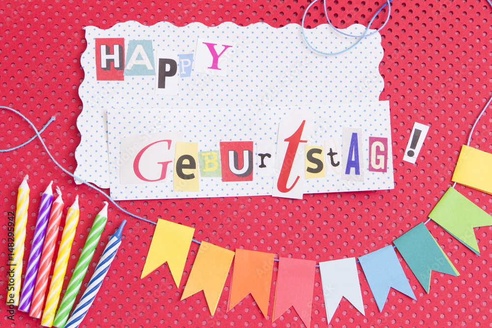 Fototapeta premium Happy Geburtstag