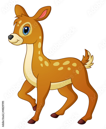 Cute deer cartoon