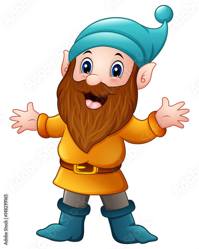 Cute dwarf cartoon