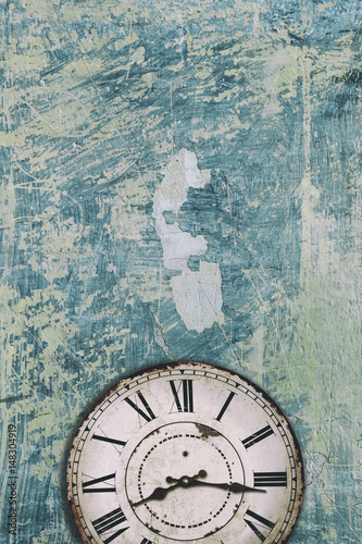 Fototapeta Naklejka Na Ścianę i Meble -  Vintage clock face