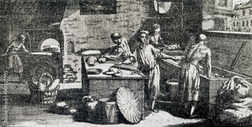 Bakery, 18th century (from Diderot’s Encyclopédie)