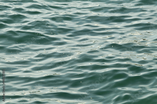 ripples on a gentle swell of the sea surface