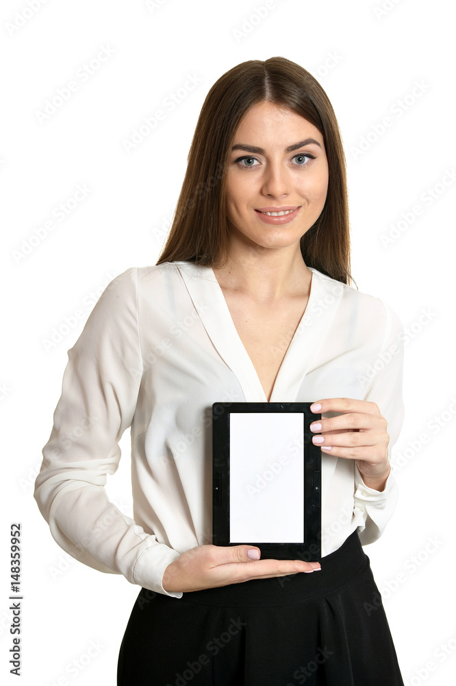 Woman with tablet PC Woman with tablet PC
