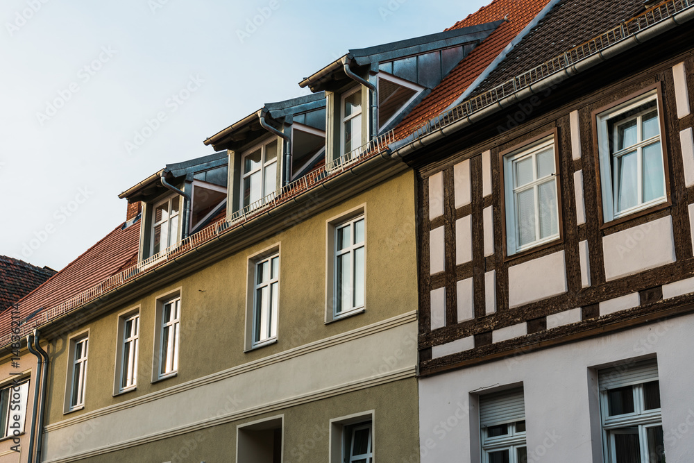 old houses in a small village