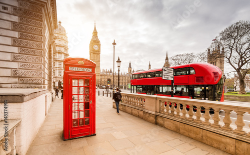 Canvas Print London Telephone