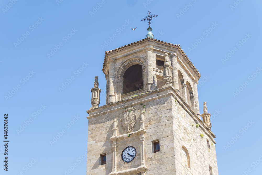 Clock Tower in Andalucia Square, Ubeda, Jaen, Spain
