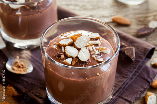 Chocolate Mousse with Almond