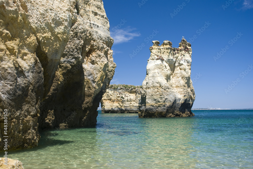 Rock formations in Algarve
