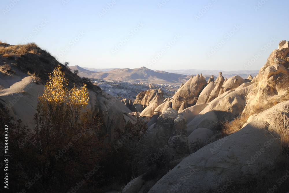 Mountain landscape in Cappadocia