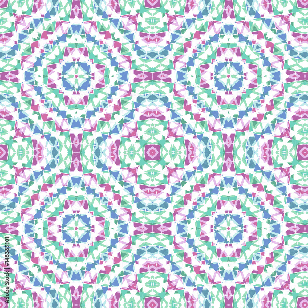 Seamless abstract ornamental pattern