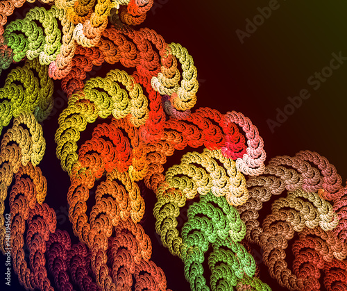 Fractal art background for creative design.