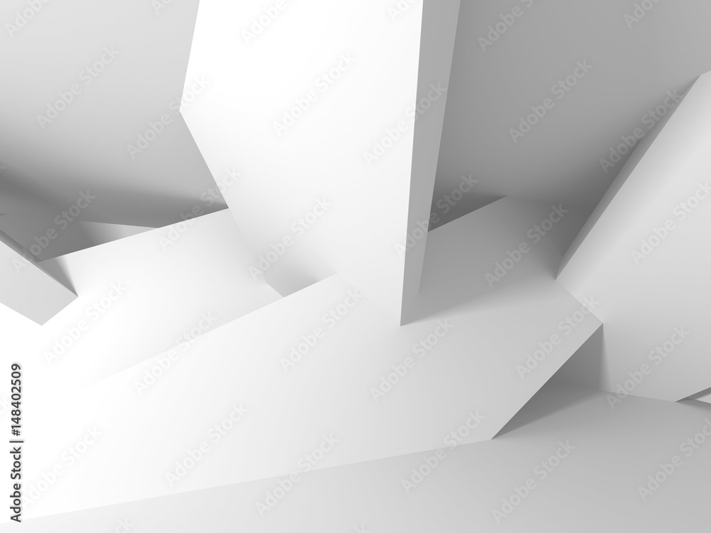 Abstract Modern White Architecture Background Abstract Modern White Architecture Background