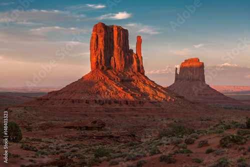 Rad rocks at sunset, Arizona landscape. © lucky-photo