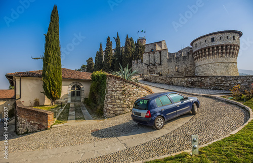 road into the Cidneo Castle photo