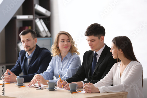 Job interview concept. Huma...