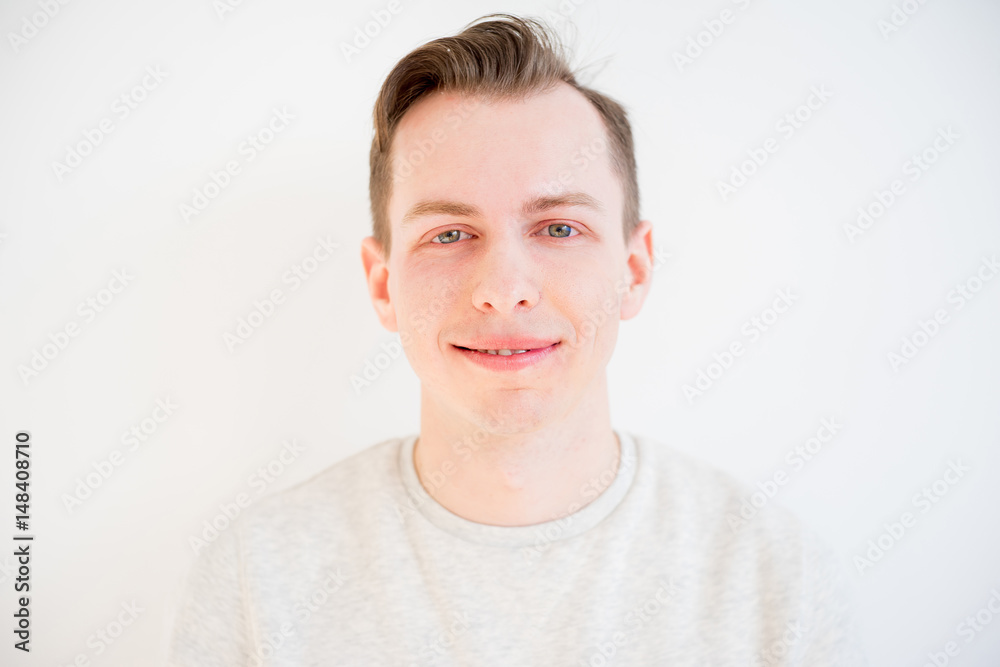 Naklejka premium Man face expressions