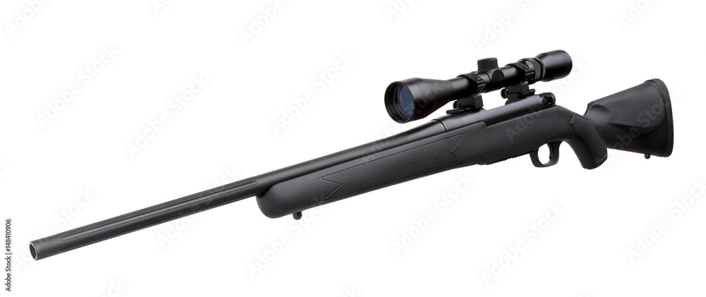 sniper rifle isolated on white sniper rifle isolated on white
