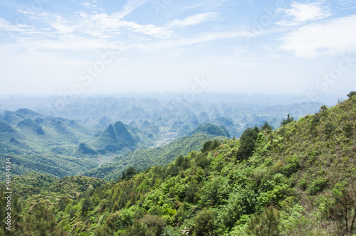 Mountains scenery with blue sky background  in summer  © carl