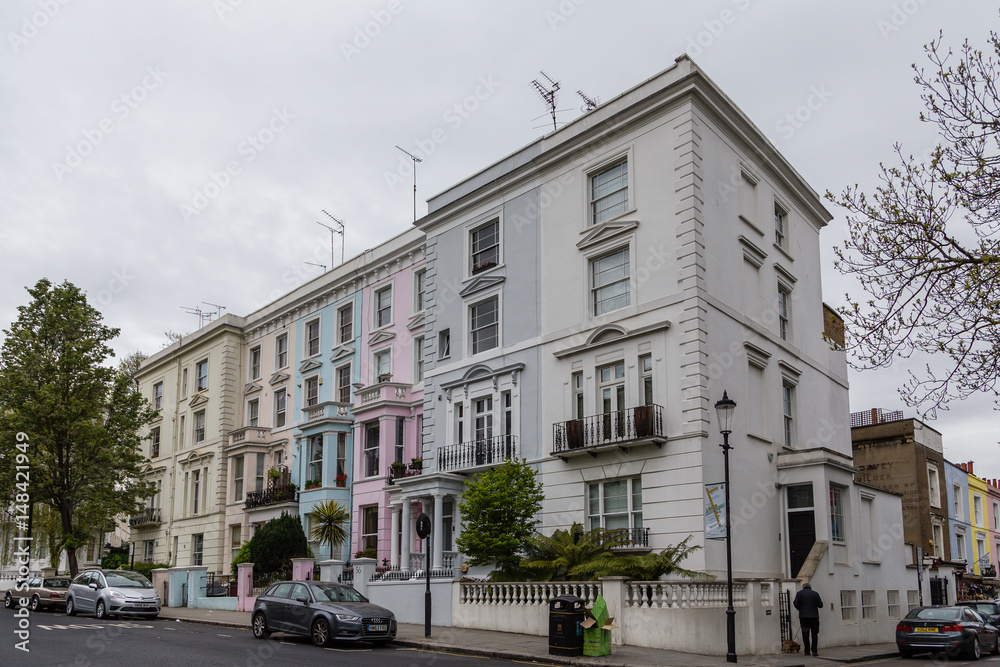 Different buildings of the city of London