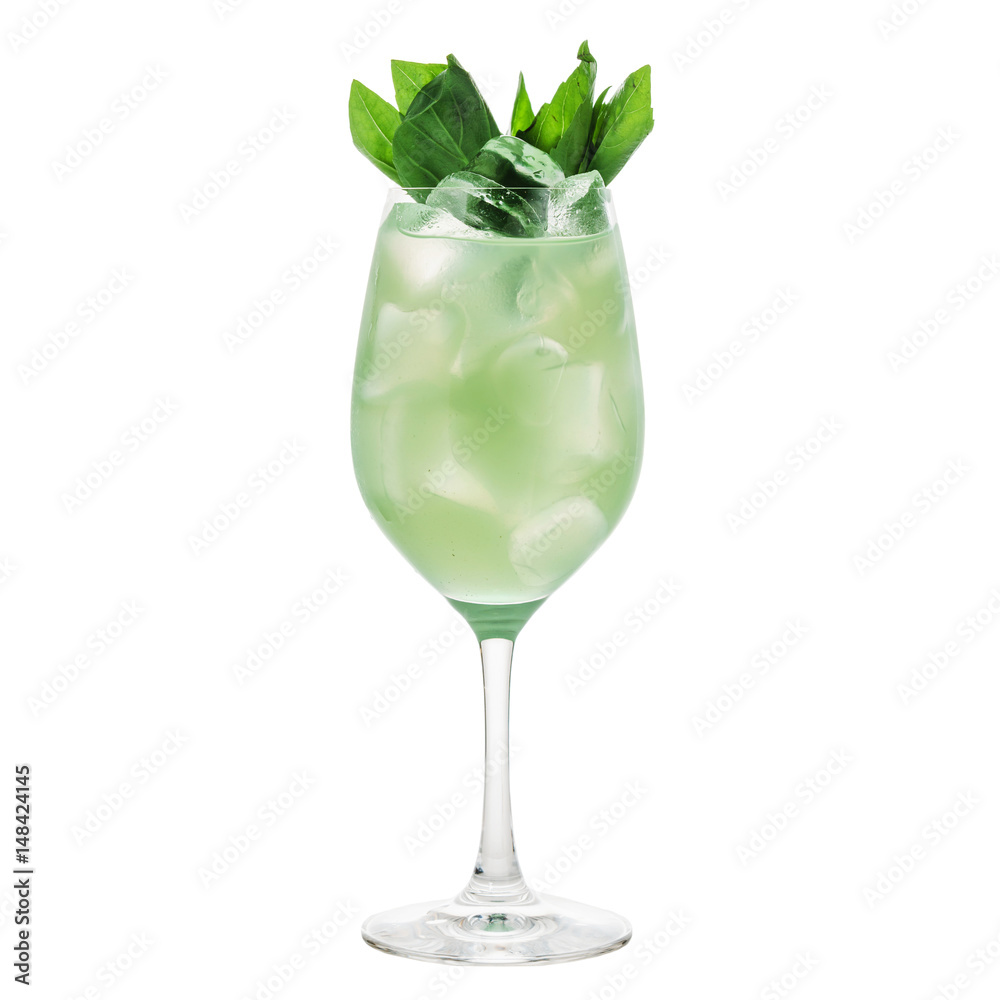 cocktail isolated on the white cocktail isolated on the white