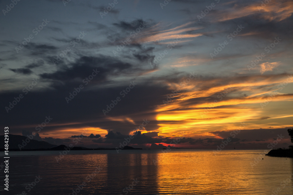 Sunset in Koh Samui, Thailand