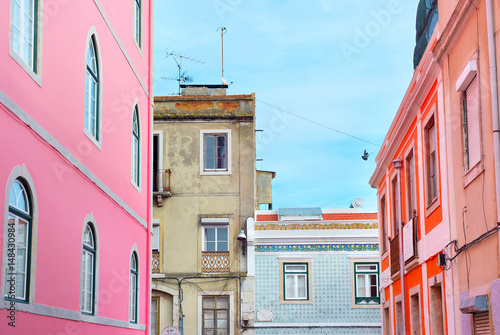Lisbon colorful streets, Po...