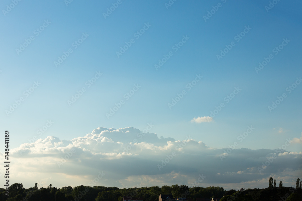 Fototapeta premium Blue sky with clouds