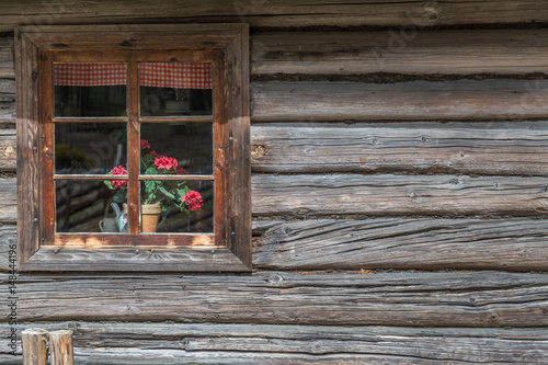 Old Wooden House With Window