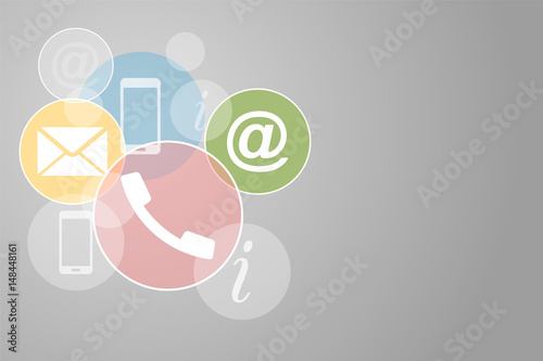 Beratung - Kundenservice - Bunte Icons
