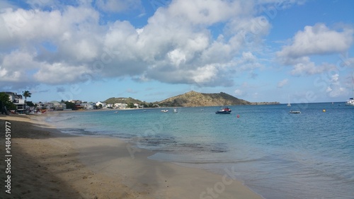 Antilles  St Martin  plage de Grand Case 2