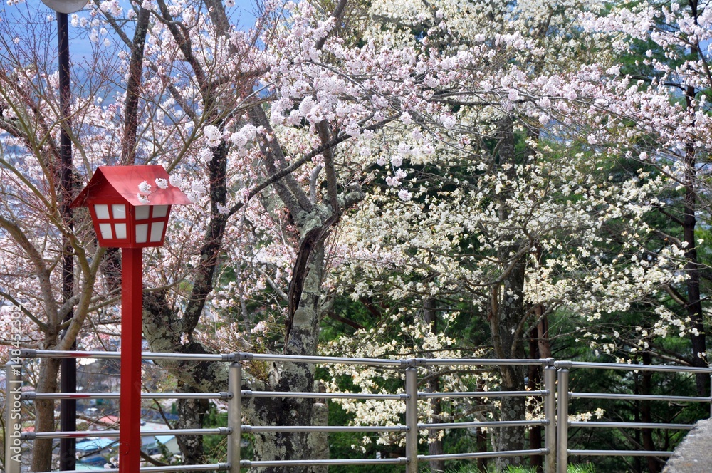 Japanese traditional street light pole Japanese traditional street light pole