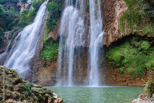 Beautiful waterfall at Thi Lo Su In Thailand