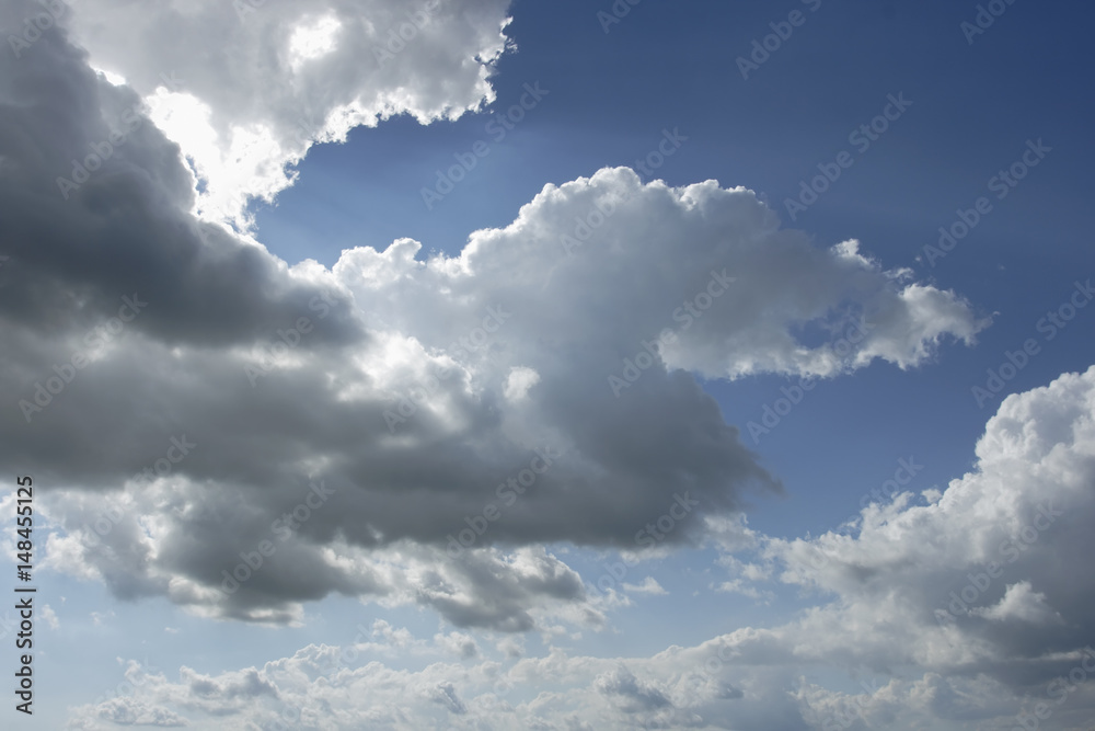 Clouds in blue sky Clouds in blue sky