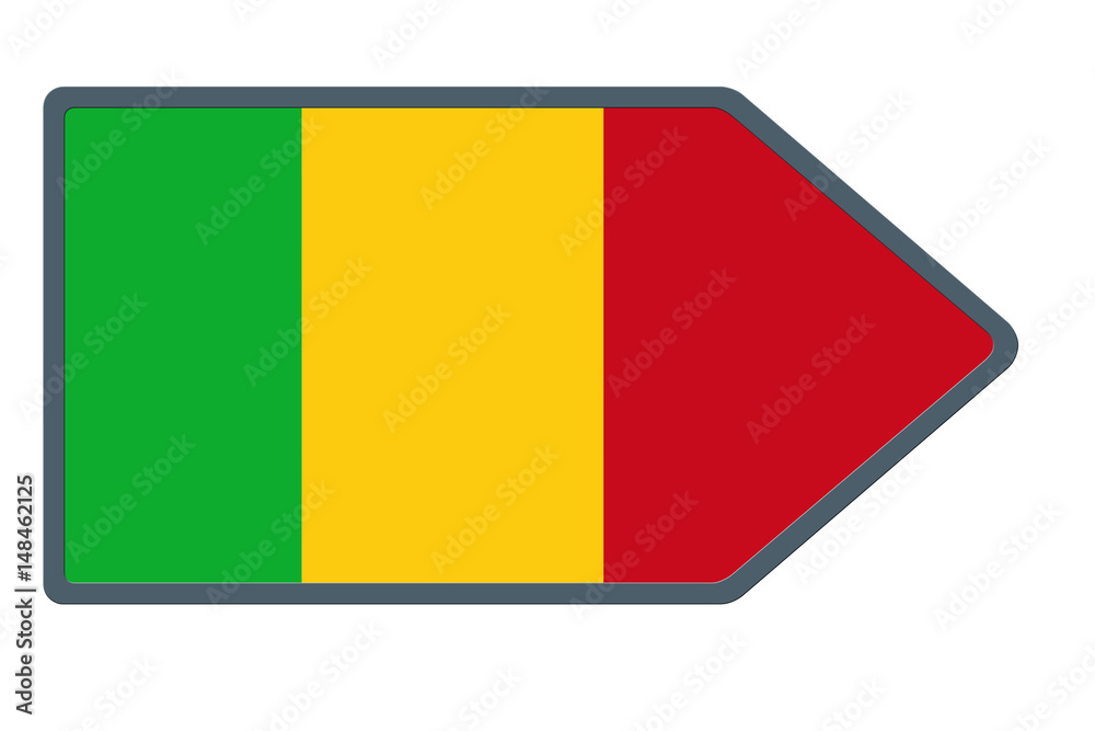 Fototapeta premium Drapeau du Mali