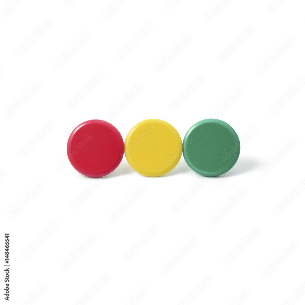 circle pushpin isolated on white background circle pushpin isolated on white background