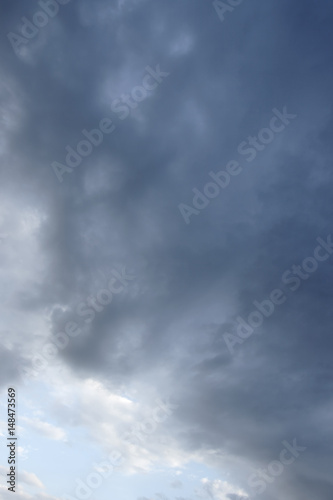 Large grey clouds