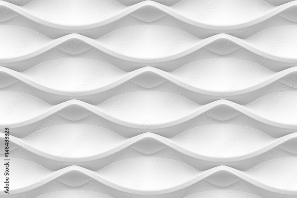 Vector seamless abstract geometric 3d waves pattern Vector seamless abstract geometric 3d waves pattern