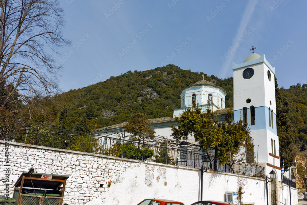 Holy Virgin Church in village of Panagia, Thassos island, East Macedonia and Thrace, Greece Holy Virgin Church in village of Panagia, Thassos island, East Macedonia and Thrace, Greece