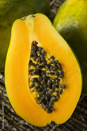 Raw Organic Green Hawaiian Papaya