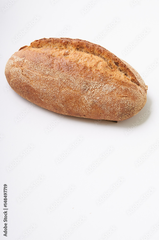 Rye bread isolated